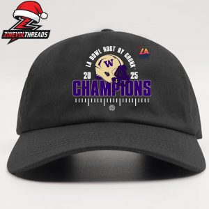 Washington Huskies The Bucked Up LA Bowl Hosted By Gronk Champions NCAA Football 2025 Snapback Classic Hat Cap