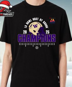 Washington Huskies The Bucked Up LA Bowl Hosted By Gronk Champions NCAA Football 2025 Unisex T-Shirt