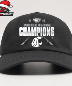 Washington State Cougars Famous Idaho Potato Bowl Champions 2025 NCAA Football Snapback Classic Hat Cap