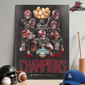 Washington State Cougars Is The 2025 NCAA Football Famous Idaho Potato Bowl Champions Home Decor Poster Canvas