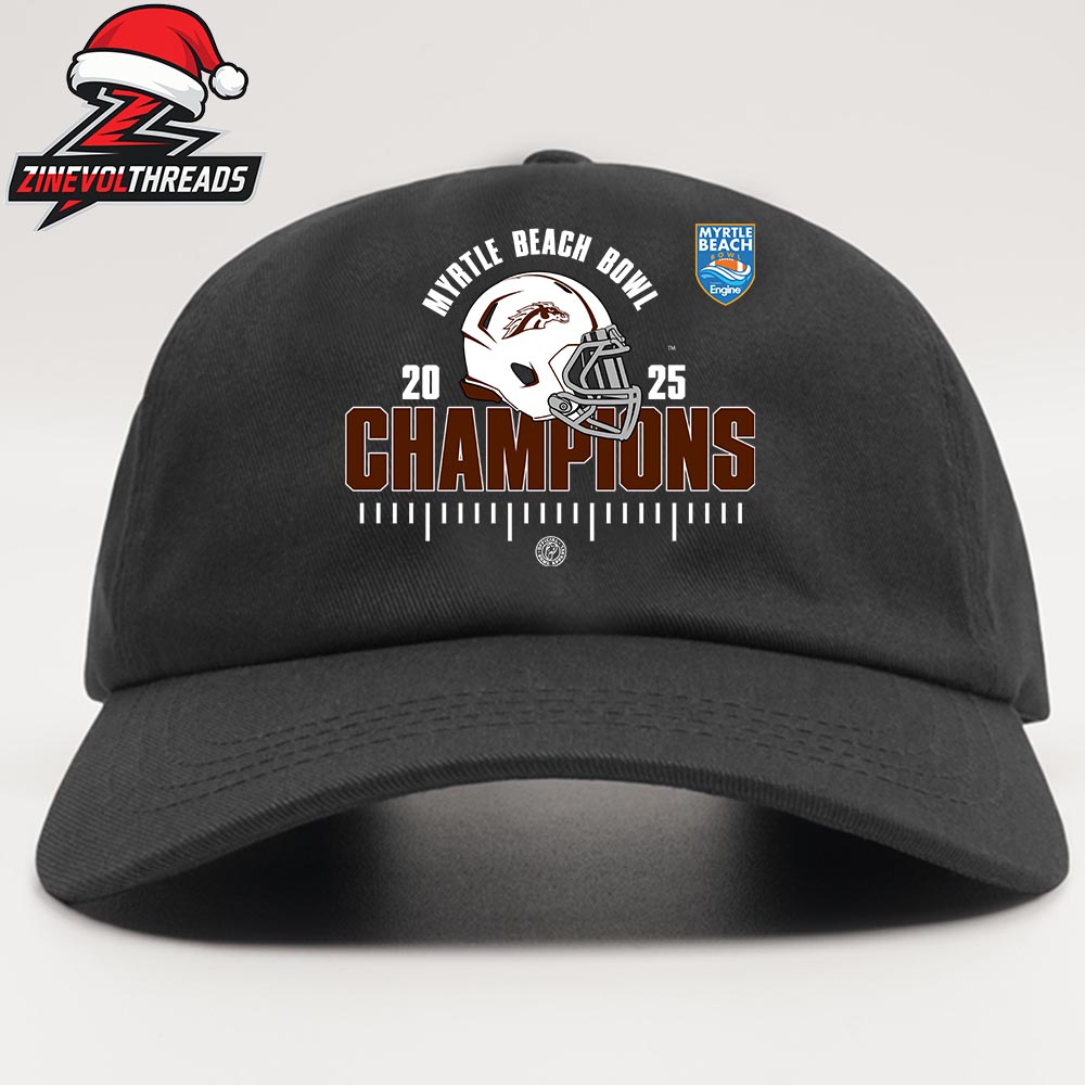 Western Michigan Broncos 2025 Myrtle Beach Bowl Champions NCAA Football Snapback Classic Hat Cap Western Michigan Broncos 2025 Myrtle Beach Bowl Champions NCAA Football Snapback Classic Hat Cap