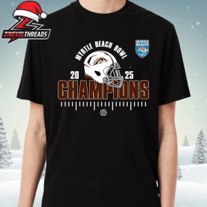 Western Michigan Broncos 2025 Myrtle Beach Bowl Champions NCAA Football Unisex T-Shirt