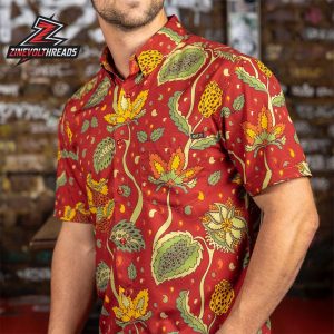 70s Retro Baba ORedly KUNUFLEX Short Sleeve Hawaiian Shirt