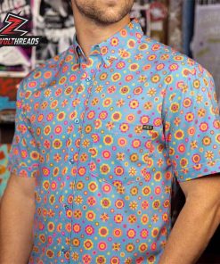 70s Retro Flower Ballad KUNUFLEX Short Sleeve Hawaiian Shirt