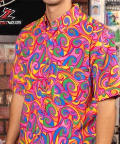 70s Retro Yeah Maaaaan KUNUFLEX Short Sleeve Hawaiian Shirt