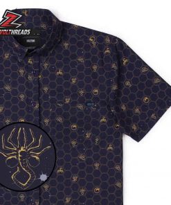 Alien Stages of Fear KUNUFLEX Short Sleeve Hawaiian Shirt