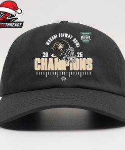 Army Black Knights 2025 NCAA Football Wasabi Fenway Bowl Champions Snapback Classic Hat Cap