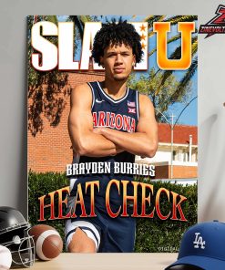 Brayden Burries Arizona Wildcats Star Magazine Covers SlamU 018 Heatcheck Cali Swag Home Decor Poster Canvas