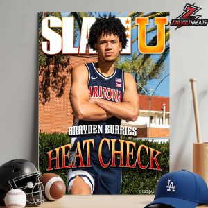 Brayden Burries Arizona Wildcats Star Magazine Covers SlamU 018 Heatcheck Cali Swag Home Decor Poster Canvas