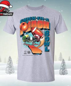 CFP Semifinal Oregon Ducks Versus Indiana Hoosiers 2026 Peach Bowl Matchup Unisex T-Shirt