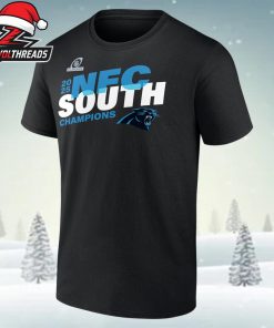 Carolina Panthers 2025 NFC South Division Champions Conquer Unisex T-Shirt