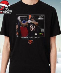 Colston Loveland Chicago Bears NFL Flash Features Wild Card Unisex T-Shirt