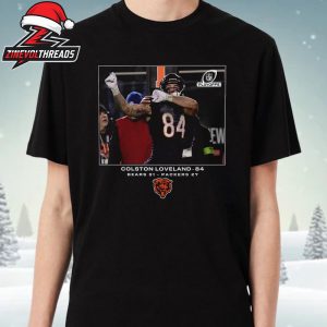 Colston Loveland Chicago Bears NFL Flash Features Wild Card Unisex T-Shirt