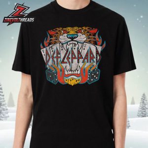 Def Leppard The Las Vegas Residency Colletion 2026 Tee Vegas Cards Unisex T-Shirt