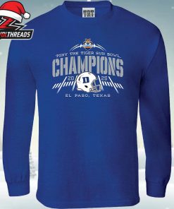 Duke Blue Devils Tony The Tiger Sun Bowl Champions LongSleeve Tee Merchandise Unisex T-Shirt