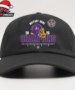 ECU Pirates Go Bowling Military Bowl Champions 2025 NCAA Football Snapback Classic Hat Cap