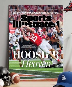 Fernando Mendoza Newest Cover Sports Illustrated Epic Fourth-Quater Fourth-Down TD Clinched The Program’s First National Title Home Decor Poster Canvas