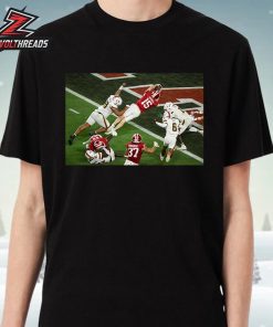 Fernando Mendoza Touchdown One Of The Hardest Moment In College Football History National Champions 2025 Unisex T-Shirt