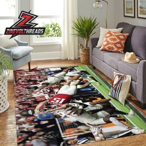 Fernando Mendoza’s Fourth-Down Touchdown Dart An Iconic Play And Image Heisman Winner National Champions Rug Carpet Doormat