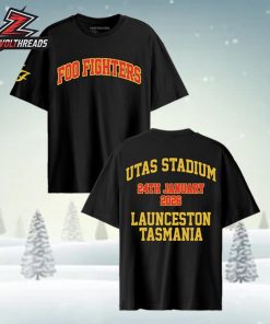 Foo Fighters 2026 Utas Stadium Tee Launceston Tasmania Merch Limited Unisex T-Shirt