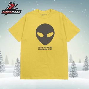 Foo Fighters Alien Tee Tasmania 2026 Unisex T-Shirt