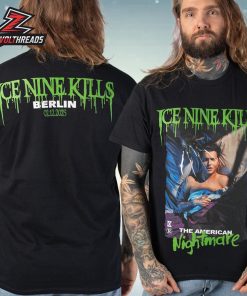 Ice Nine Kills EU Tour Pop Up Stores 2025 Berlin Tee On December 2th Two Sided Unisex T-Shirt