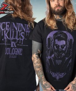 Ice Nine Kills EU Tour Pop Up Stores 2025 Cologne Tee On November 27th Two Sided Unisex T-Shirt