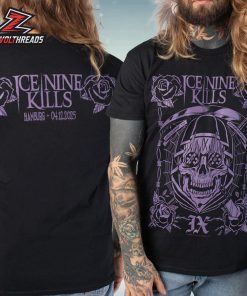 Ice Nine Kills EU Tour Pop Up Stores 2025 Hamburg Tee On December 4th Two Sided Unisex T-Shirt