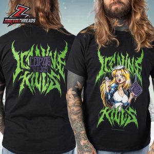 Ice Nine Kills EU Tour Pop Up Stores 2025 Leipzig Tee On November 30th Two Sided Unisex T-Shirt