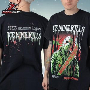 Ice Nine Kills EU Tour Pop Up Stores 2025 London Tee On December 12th Two Sided Unisex T-Shirt