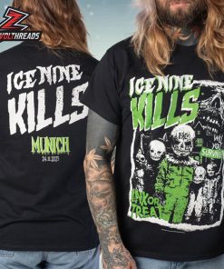 Ice Nine Kills EU Tour Pop Up Stores 2025 Munich Tee On November 24th Two Sided Unisex T-Shirt