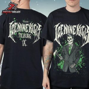 Ice Nine Kills EU Tour Pop Up Stores 2025 Tilburg Tee On December 5th Two Sided Unisex T-Shirt