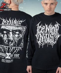 Ice Nine Kills EU Tour Pop Up Stores 2025 Work Of Art Longsleeve Unisex T-Shirt