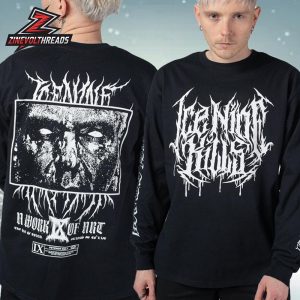 Ice Nine Kills EU Tour Pop Up Stores 2025 Work Of Art Longsleeve Unisex T-Shirt