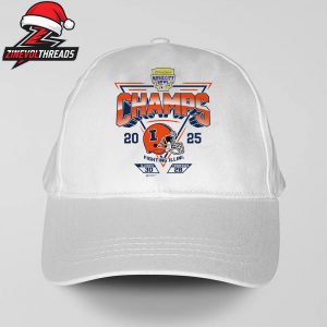 Illinois Fighting Illini 2025 Liberty Mutual Music City Bowl Score Champions Snapback Classic Hat Cap