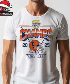 Illinois Fighting Illini 2025 Liberty Mutual Music City Bowl Tee Score Champions Unisex T-Shirt