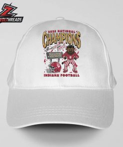 Indiana Hoosiers Football 2025 National Champions Hoosier The Bison Snapback Classic Hat Cap