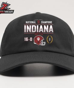 Indiana Hoosiers Football National Champions Undefeated Schedule Tee 16-0 Snapback Classic Hat Cap