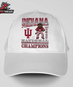 Indiana Hoosiers 2025 College Football Playoff National Champions Mascot Snapback Classic Hat Cap