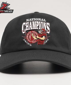 Indiana Hoosiers 2025 National Champions IN Champions Player Snapback Classic Hat Cap