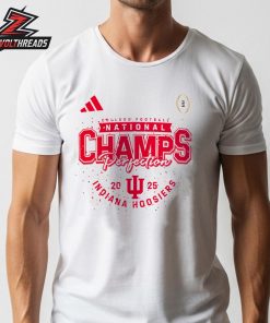 Indiana Hoosiers 2025 Perfect Season National Champions Adidas Unisex T-Shirt