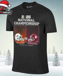 Indiana Hoosiers 2026 CFP Dual Box Tee National Championship Unisex T-Shirt