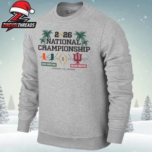 Indiana Hoosiers 2026 CFP Grey Matchup Tee National Championship Unisex T-Shirt