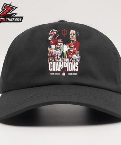 Indiana Hoosiers 2026 College Football Playoff NCAA Football National Champions Coach And Player Snapback Classic Hat Cap