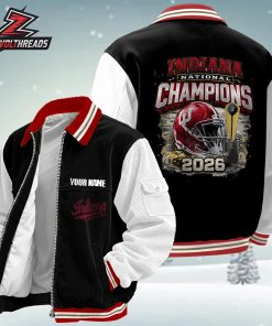Indiana Hoosiers 2026 College Football Playoff NCAA Football National Champions Helmet Personalized College Jacket Shirt
