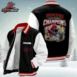 Indiana Hoosiers 2026 College Football Playoff NCAA Football National Champions Helmet Personalized College Jacket Shirt