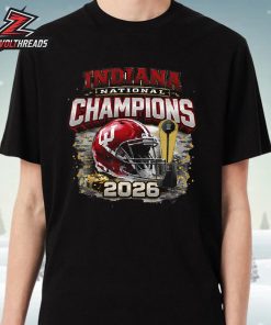 Indiana Hoosiers 2026 College Football Playoff NCAA Football National Champions Helmet Unisex T-Shirt