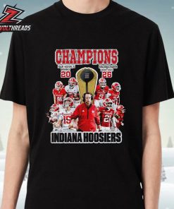 Indiana Hoosiers 2026 College Football Playoff NCAA Football National Champions Hoosiers Player Unisex T-Shirt