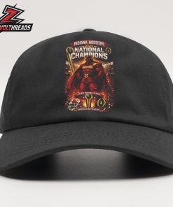 Indiana Hoosiers 2026 College Football Playoff NCAA Football National Champions Mascot Helmet Undefeated Season Snapback Classic Hat Cap