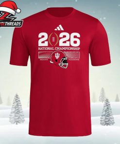 Indiana Hoosiers Adidas 2026 National Championship Bound Pregame Unisex T-Shirt